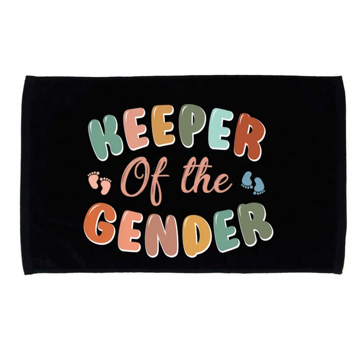 Keeper of the Gender Cute Baby Gender Reveal Party Gift Microfiber Hand Towel