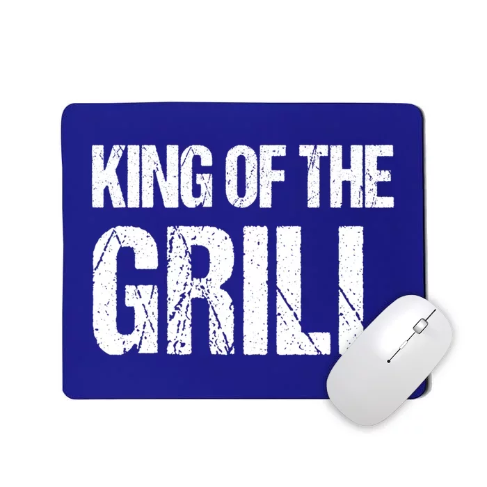 King Of The Grill Bbq Grill Barbecue Gift Mousepad