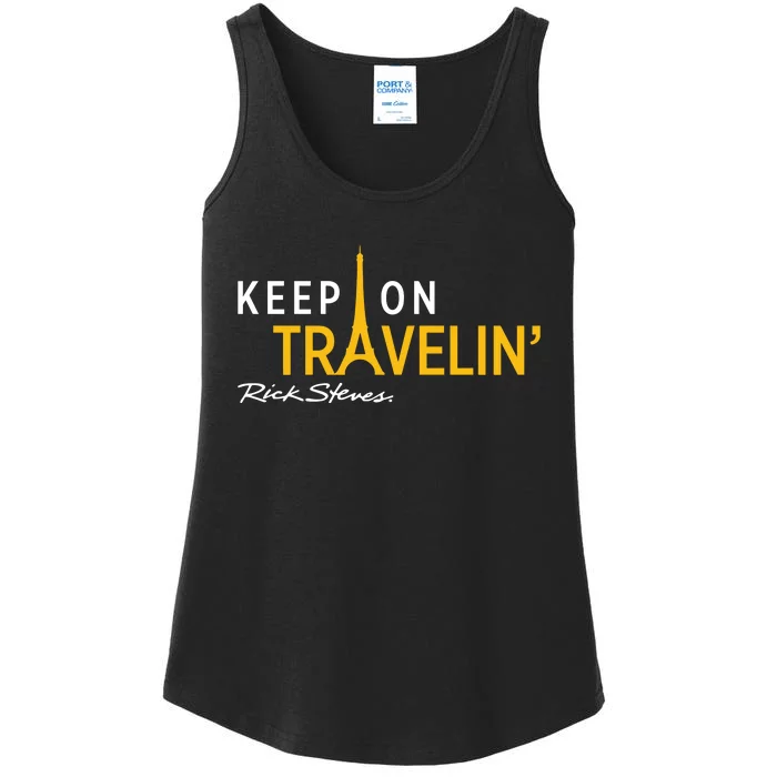 Keep On Travelin Rick Steves Ladies Essential Tank