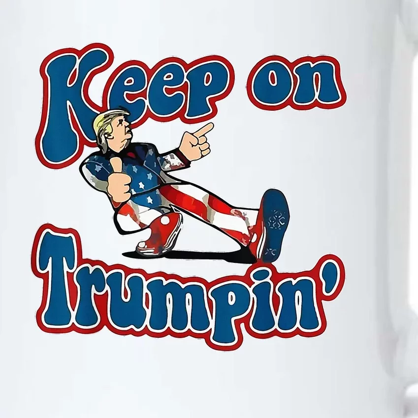 Keep On Trumpin Trump For President 2024 Usa Flag Black Color Changing Mug