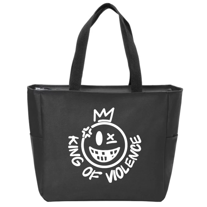 King Of Violence Zip Tote Bag