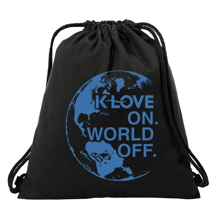 Klove On World Off Drawstring Bag