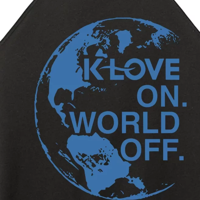 Klove On World Off Women’s Perfect Tri Rocker Tank