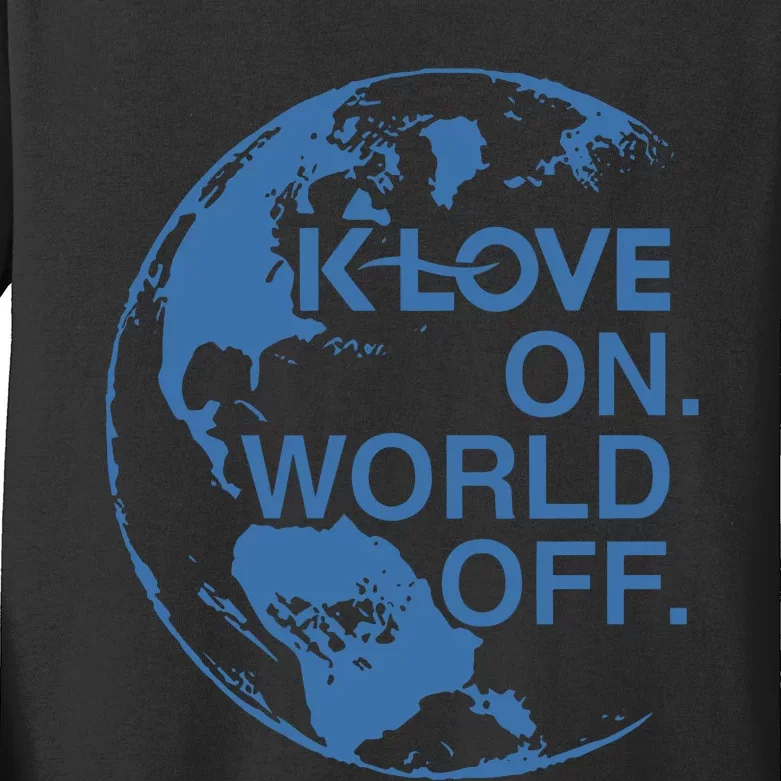 Klove On World Off Kids Long Sleeve Shirt