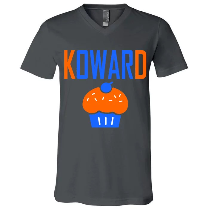 KOWARD Cupcake KD Oklahoma City Basketball V-Neck T-Shirt