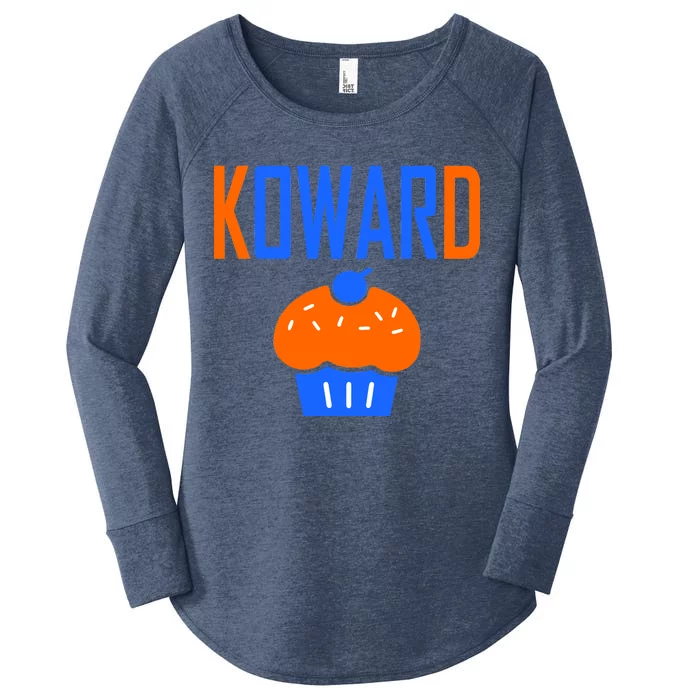 KOWARD Cupcake KD Oklahoma City Basketball Women's Perfect Tri Tunic Long Sleeve Shirt