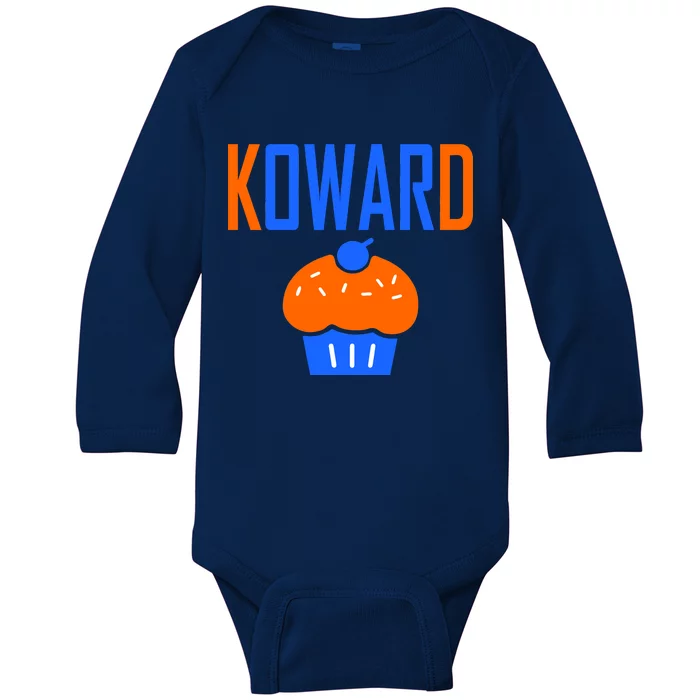 KOWARD Cupcake KD Oklahoma City Basketball Baby Long Sleeve Bodysuit