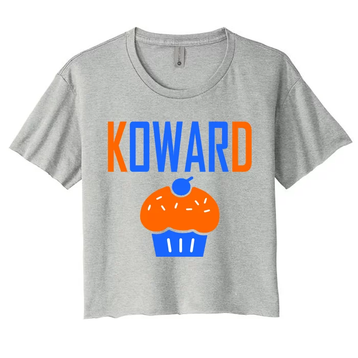 KOWARD Cupcake KD Oklahoma City Basketball Women's Crop Top Tee