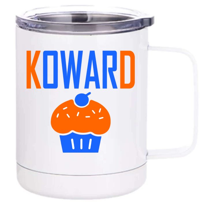 KOWARD Cupcake KD Oklahoma City Basketball Front & Back 12oz Stainless Steel Tumbler Cup