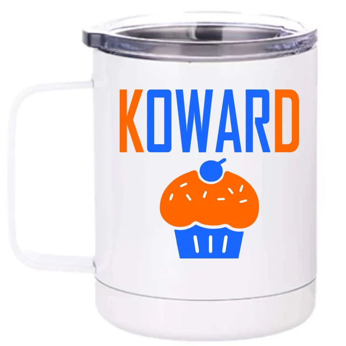 KOWARD Cupcake KD Oklahoma City Basketball Front & Back 12oz Stainless Steel Tumbler Cup