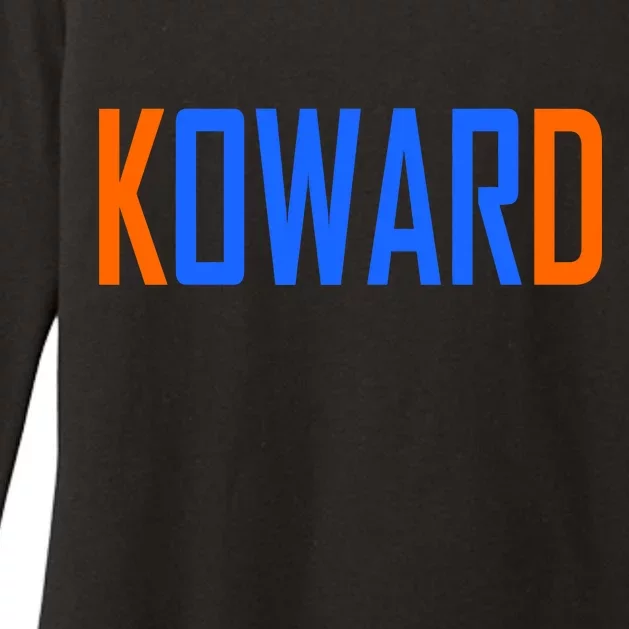 KOWARD KD Oklahoma City Basketball Fan Pride Womens CVC Long Sleeve Shirt