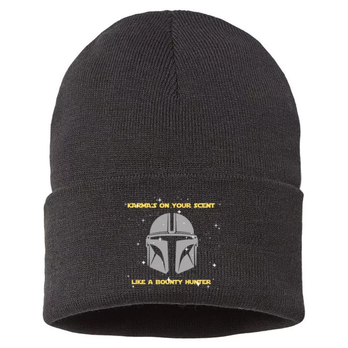 Karma’s On Your Scent Like Bounty Hunter TS Inspired Sustainable Knit Beanie