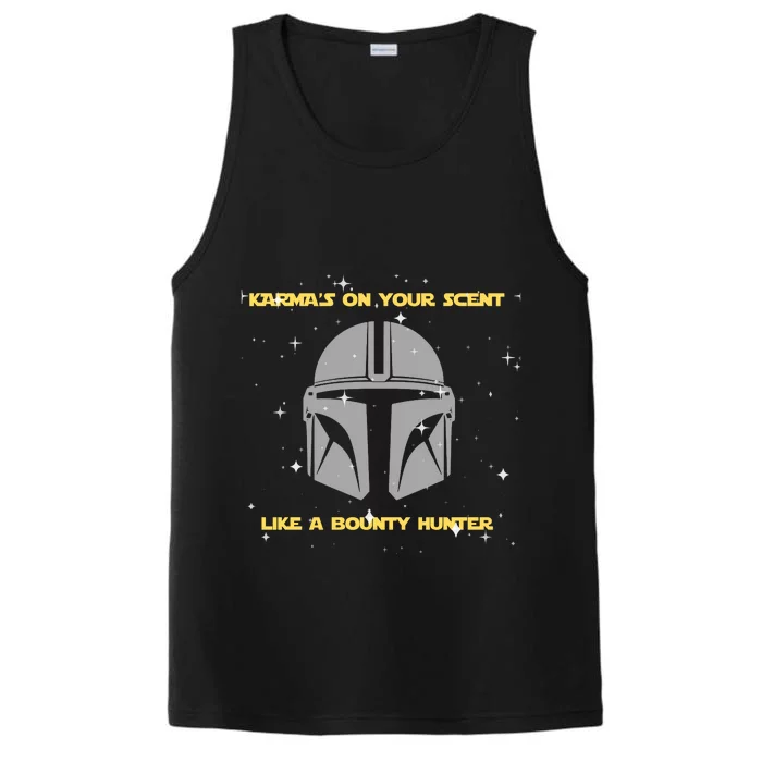 Karma’s On Your Scent Like Bounty Hunter TS Inspired Performance Tank