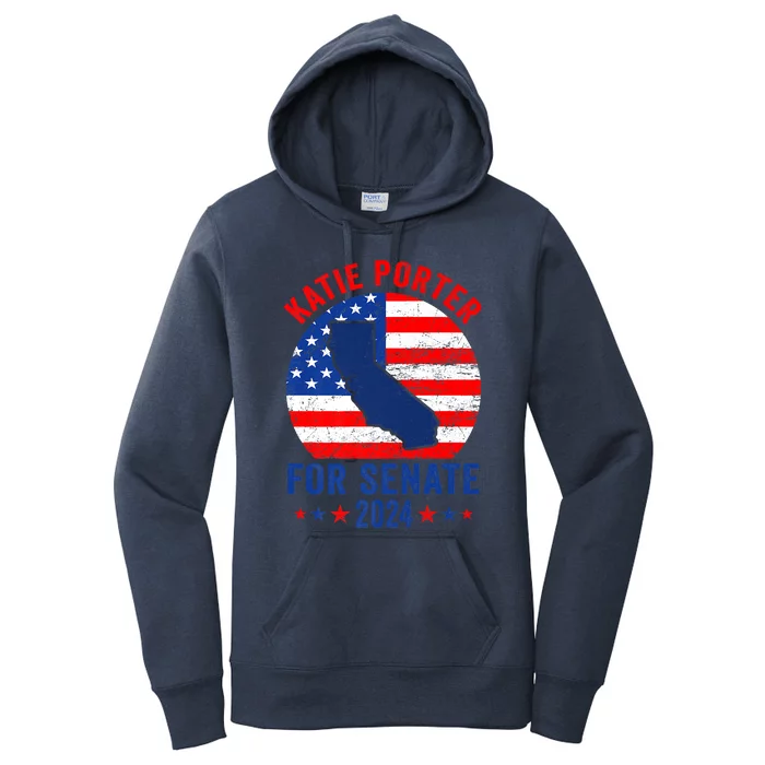 Katie Porter 2024 For US Senate California Democrat Senator Women's Pullover Hoodie