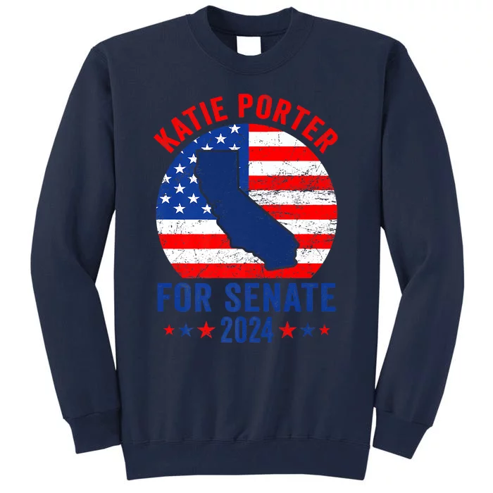 Katie Porter 2024 For US Senate California Democrat Senator Tall Sweatshirt