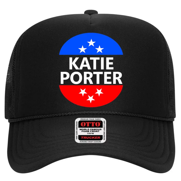 Katie Porter 2024 47th 47 President Election Vote Campaign High Crown Mesh Trucker Hat