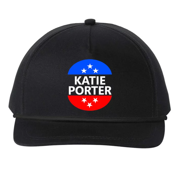 Katie Porter 2024 47th 47 President Election Vote Campaign Snapback Five-Panel Rope Hat