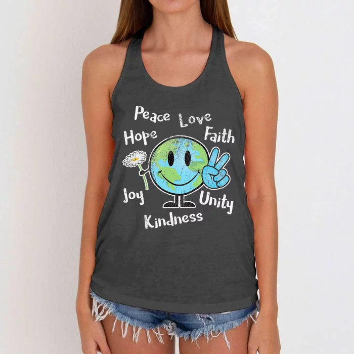 Kind Planet Anti Bullying UNITY DAY Orange Women's Knotted Racerback Tank