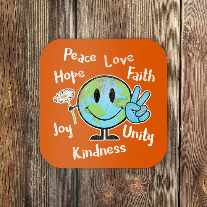 Kind Planet Anti Bullying UNITY DAY Orange Coaster