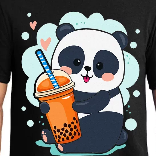 Kawaii Panda Anime Boba Drink Bubble Tea Tapioca Pajama Set