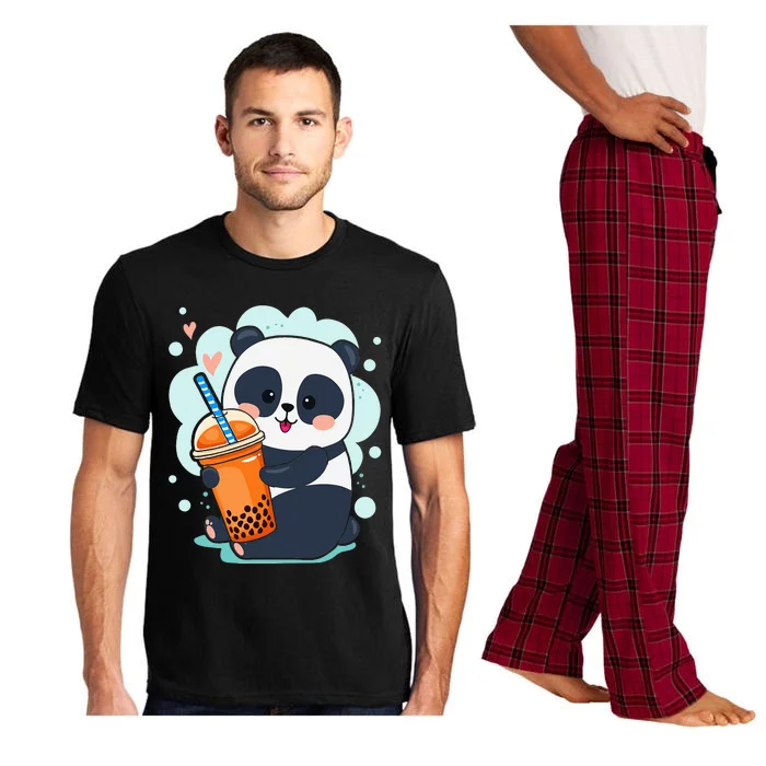 Kawaii Panda Anime Boba Drink Bubble Tea Tapioca Pajama Set