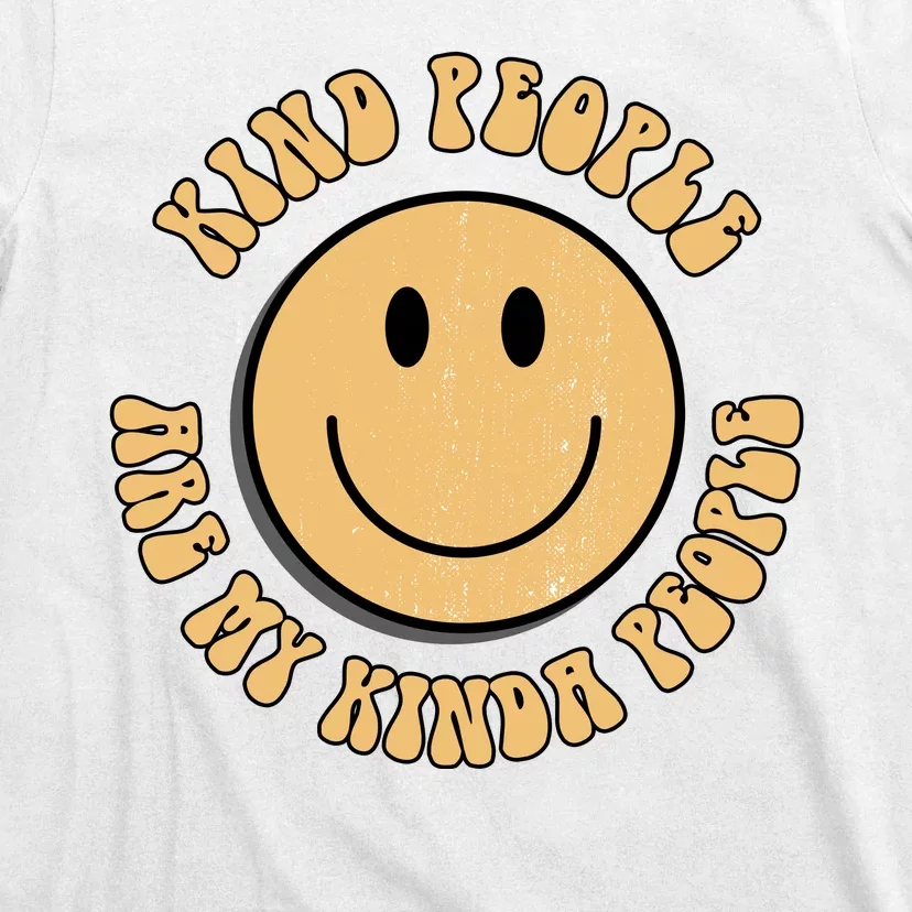 Kind People Are My Kinda People Retro Smiley T-Shirt