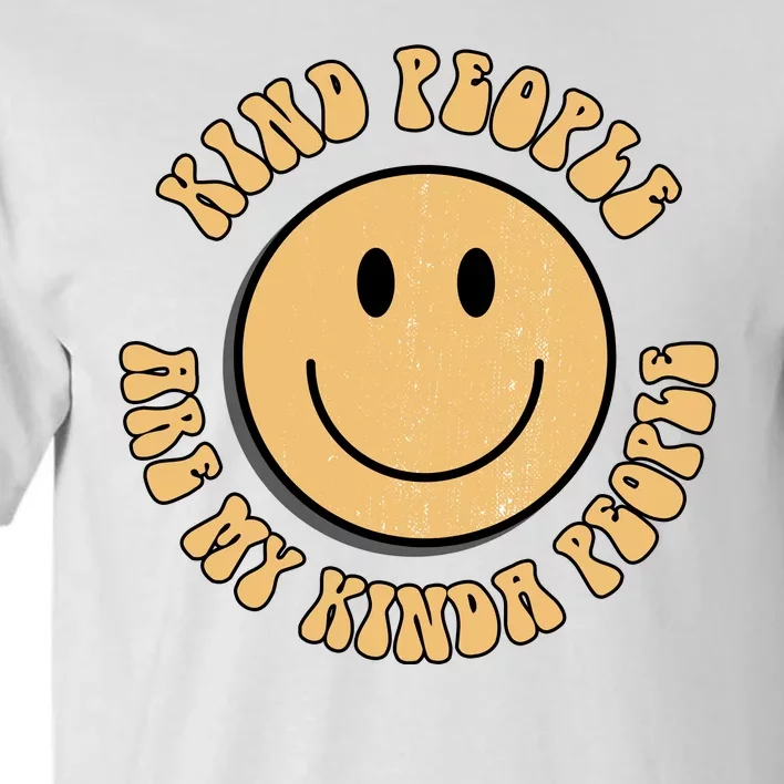 Kind People Are My Kinda People Retro Smiley Tall T-Shirt