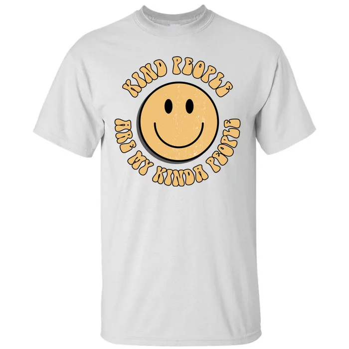 Kind People Are My Kinda People Retro Smiley Tall T-Shirt