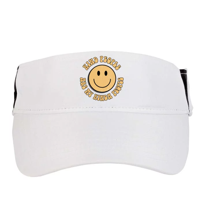 Kind People Are My Kinda People Retro Smiley Adult Drive Performance Visor