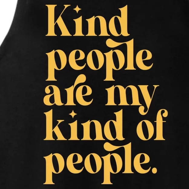 Kind People Are My Kind Of People Ladies Tri-Blend Wicking Tank