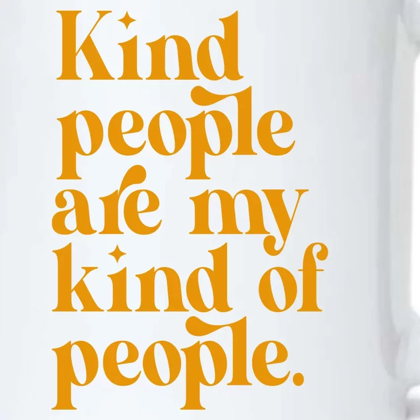 Kind People Are My Kind Of People Black Color Changing Mug