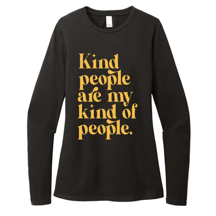 Kind People Are My Kind Of People Womens CVC Long Sleeve Shirt