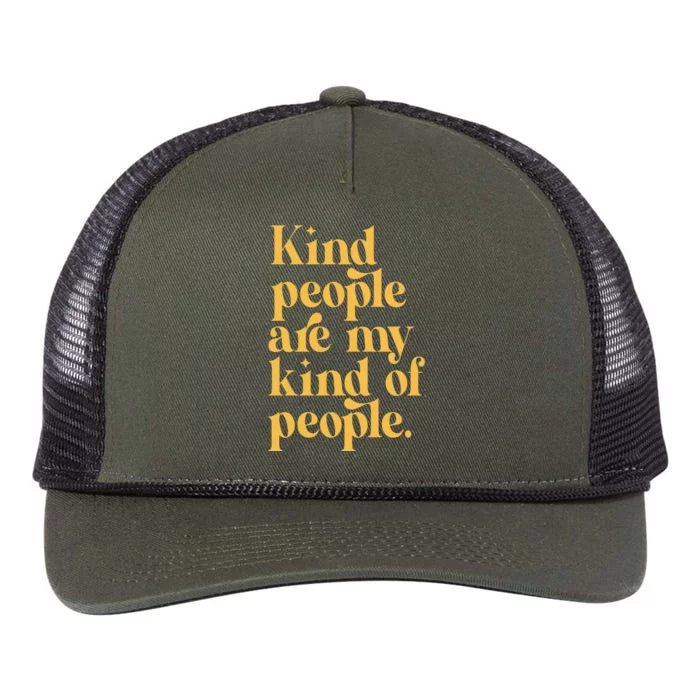 Kind People Are My Kind Of People Retro Rope Trucker Hat Cap