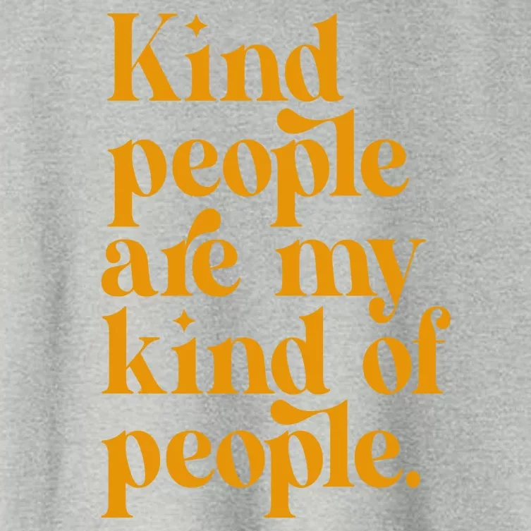 Kind People Are My Kind Of People Women's Crop Top Tee