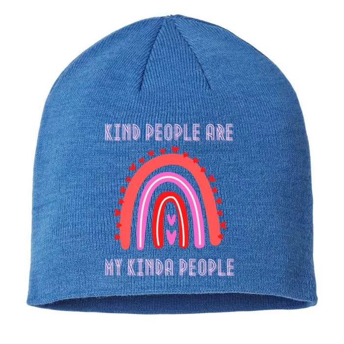 Kind People Are My Kinda People For Women And Girls Gift 8 1/2in Sustainable Knit Beanie