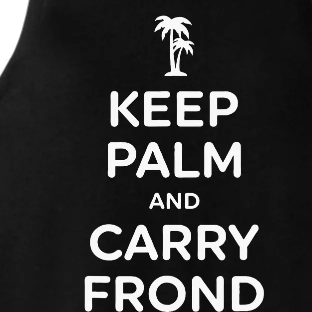 Keep Palm And Carry Frond Ladies Tri-Blend Wicking Tank