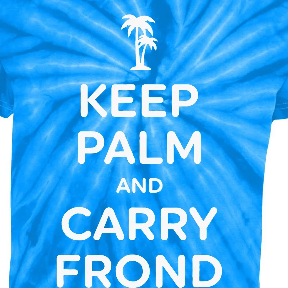 Keep Palm And Carry Frond Kids Tie-Dye T-Shirt