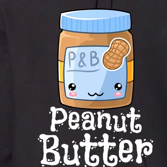 Kawaii Peanut Butter & Jelly PB&J Halloween Matching Designs Premium Hoodie