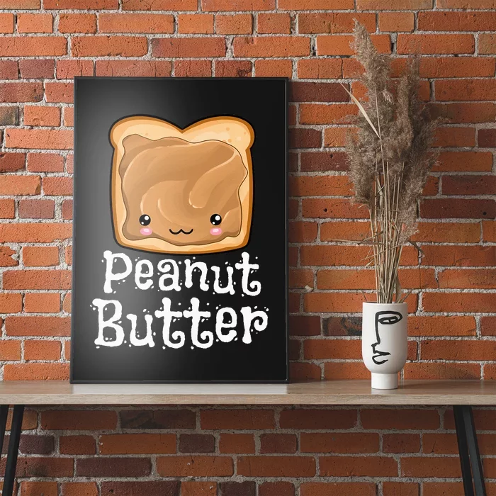 Kawaii Peanut Butter Jelly PB&J Halloween Matching Twins Poster