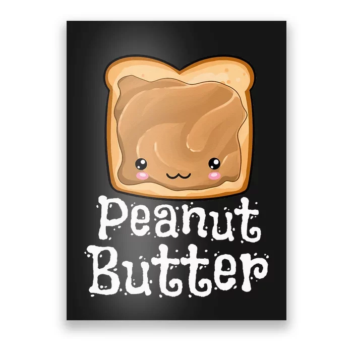 Kawaii Peanut Butter Jelly PB&J Halloween Matching Twins Poster