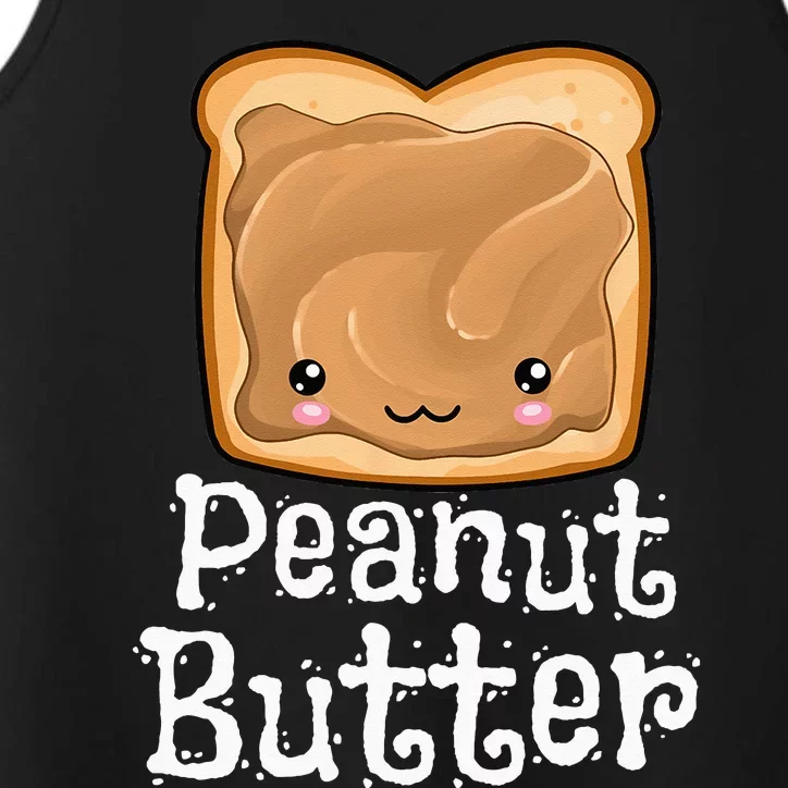 Kawaii Peanut Butter Jelly PB&J Halloween Matching Twins Performance Tank