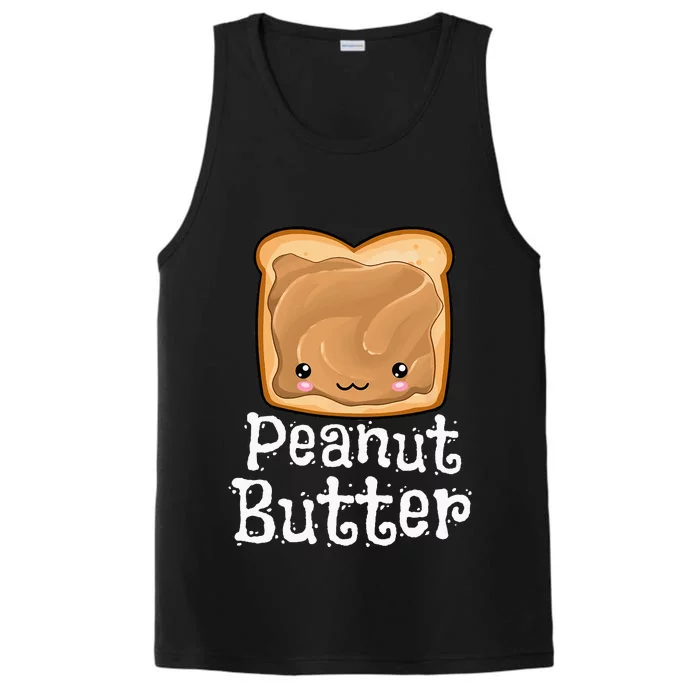 Kawaii Peanut Butter Jelly PB&J Halloween Matching Twins Performance Tank