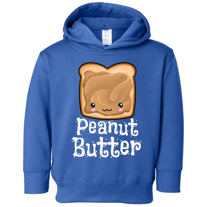 Kawaii Peanut Butter Jelly Pb And J Halloween Matching Twins Gift Toddler Hoodie