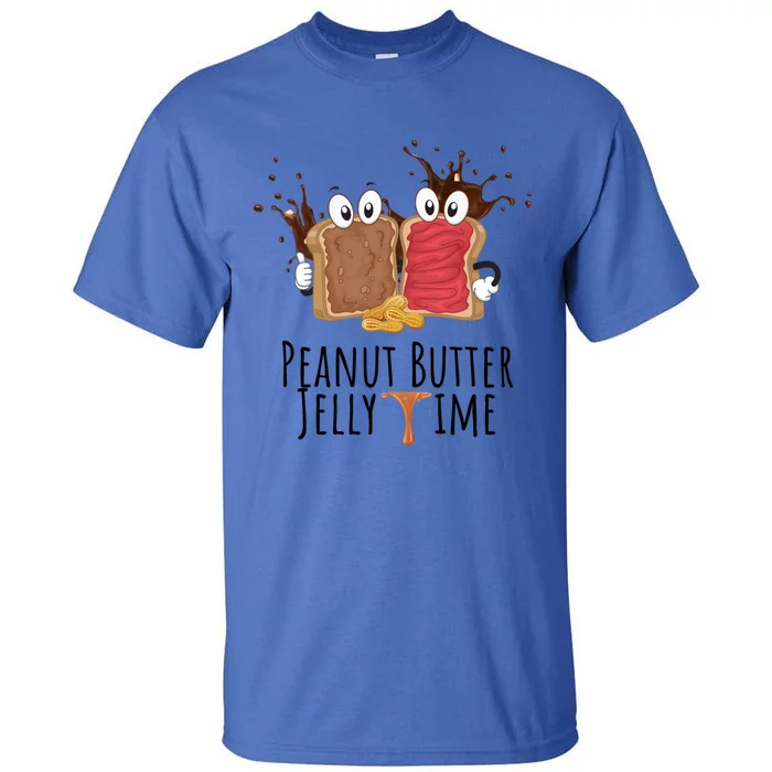 Kawaii Peanut Butter Lover Jelly Time Cute Matching Couples Cool Gift Tall T-Shirt