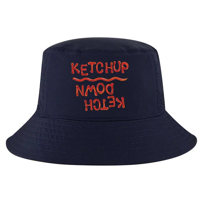 Ketchup Pun Bad Corny Joke Prank Dad Gag Funny Gift Cool Comfort Performance Bucket Hat