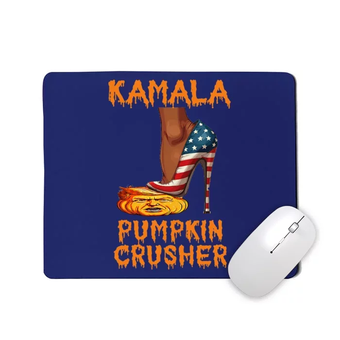 Kamala Pumpkin Crusher Funny Election Halloween Mousepad