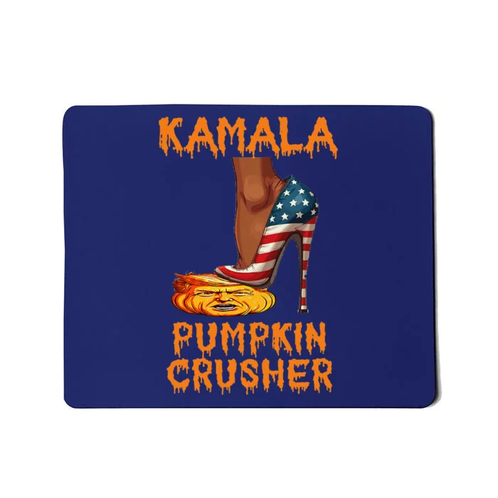 Kamala Pumpkin Crusher Funny Election Halloween Mousepad