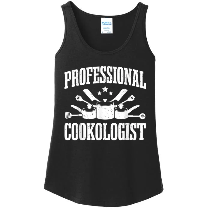 Kitchen Professional Cookologist Cook Chef Ladies Essential Tank