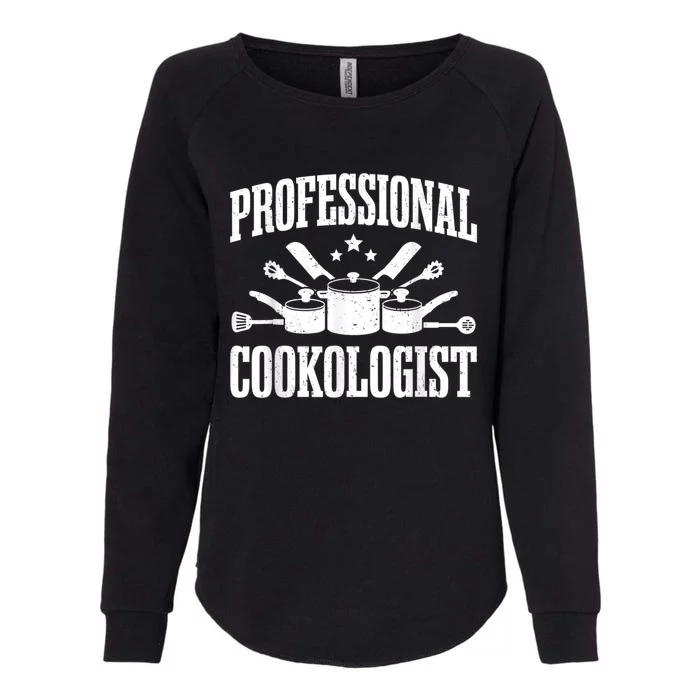 Kitchen Professional Cookologist Cook Chef Womens California Wash Sweatshirt