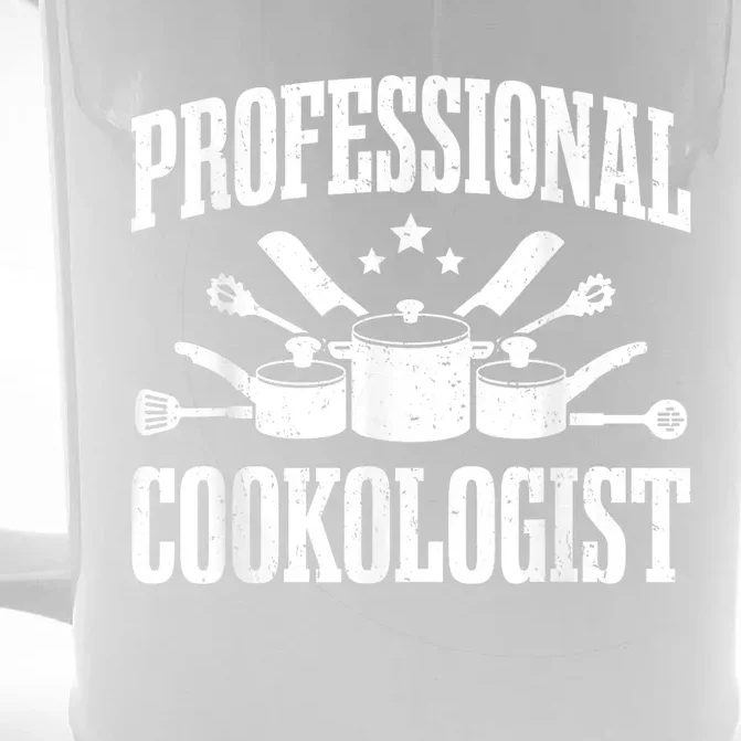 Kitchen Professional Cookologist Cook Chef Front & Back Beer Stein